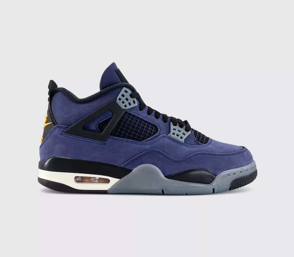 Air Jordan 4 Retro All Star Weekend Imperial Purple lateral side profile
