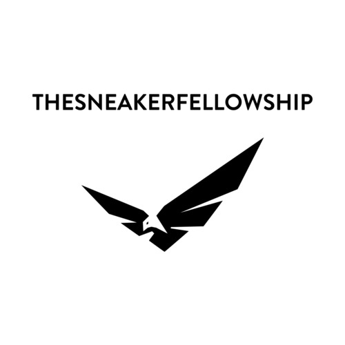 The Sneaker Fellowship black eagle logo on white background